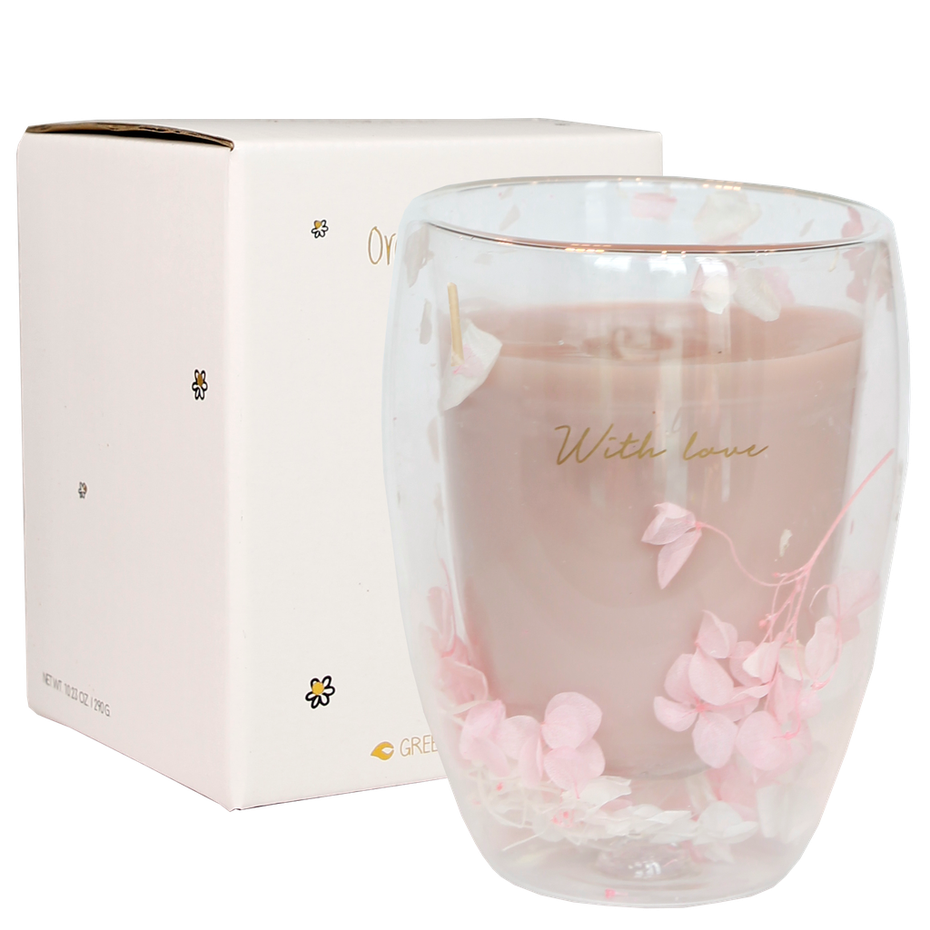 Geurkaars - My Flame - Glas - With Love*