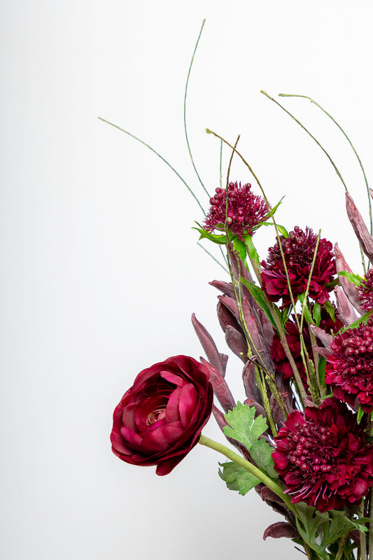 Zijden bloemen 'Amour Rouge'