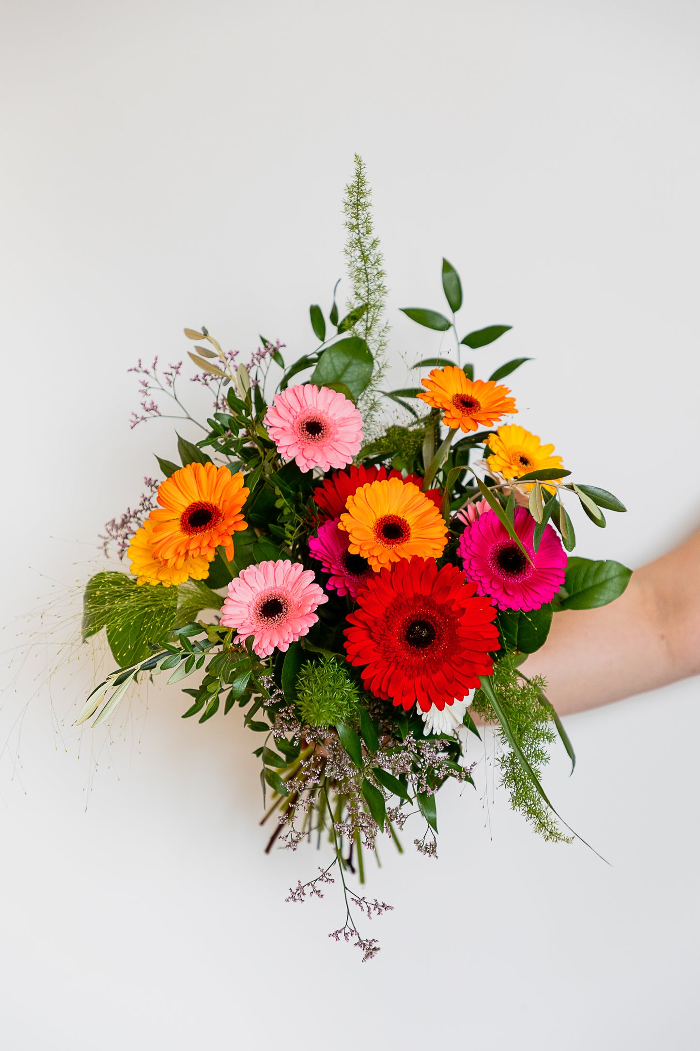 Boeket 'Happy Colors' Gerbera