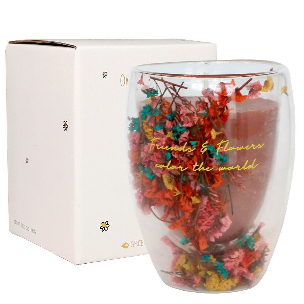 Geurkaars - My Flame - Glas - Friends*