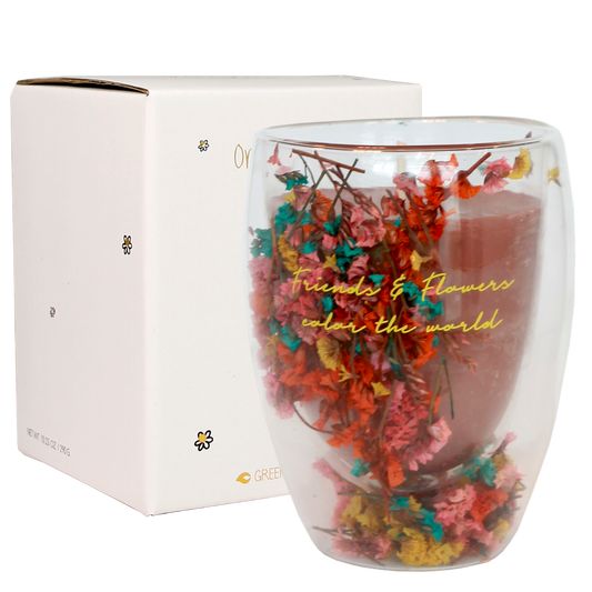 Geurkaars - My Flame - Glas - Friends*