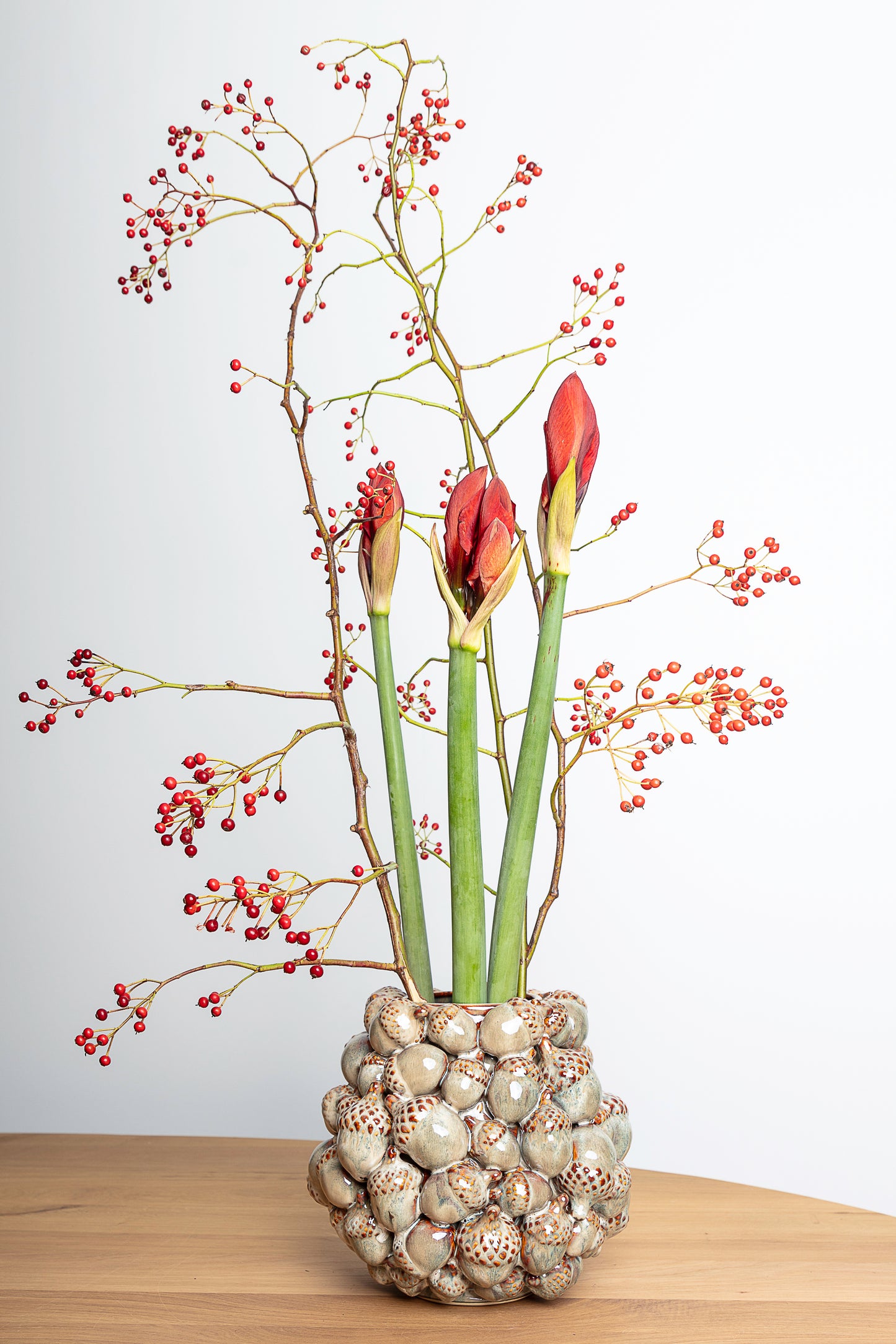 Eikel keramieken pot