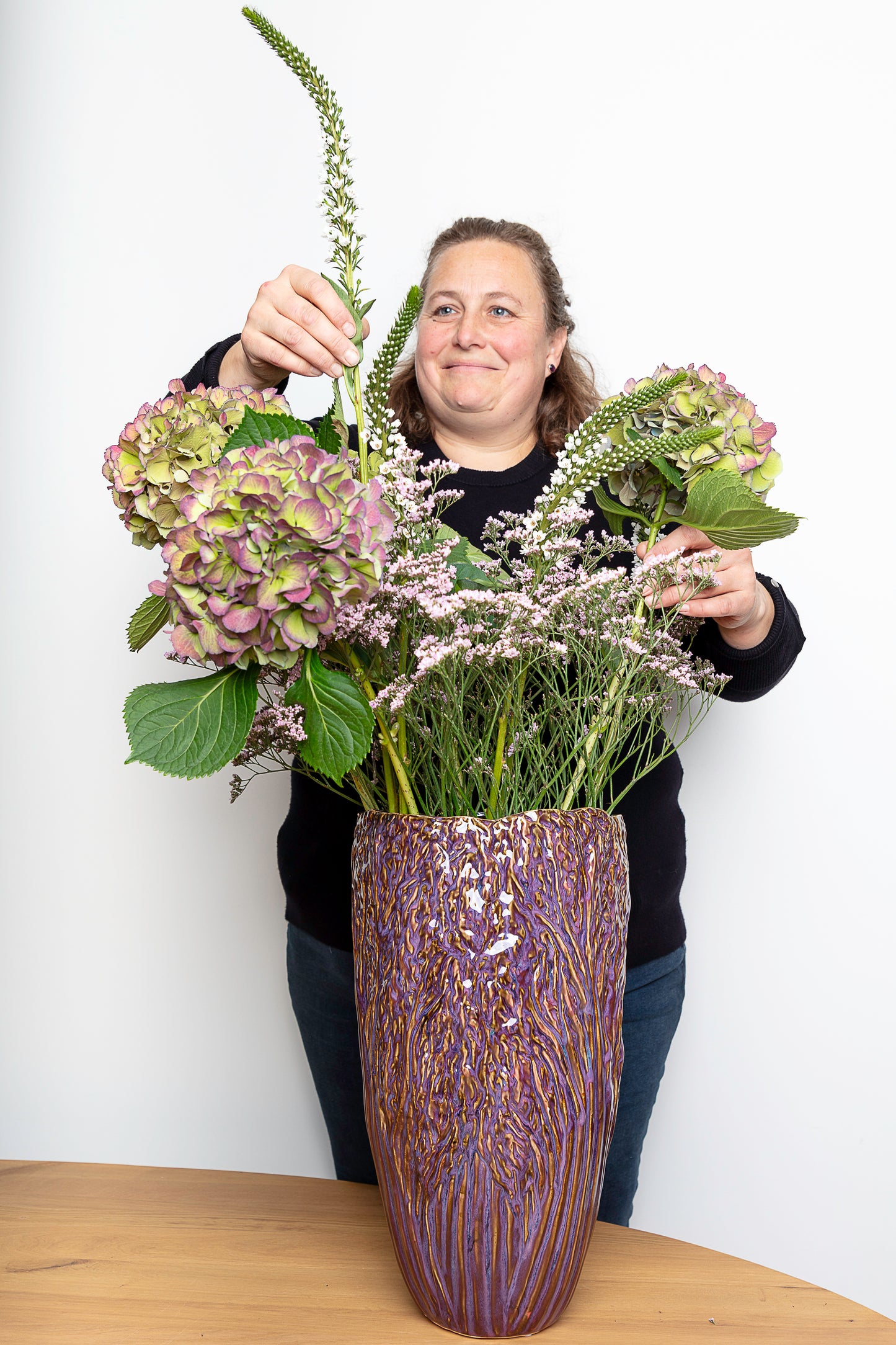 Vaas - sierkoolstructuur*