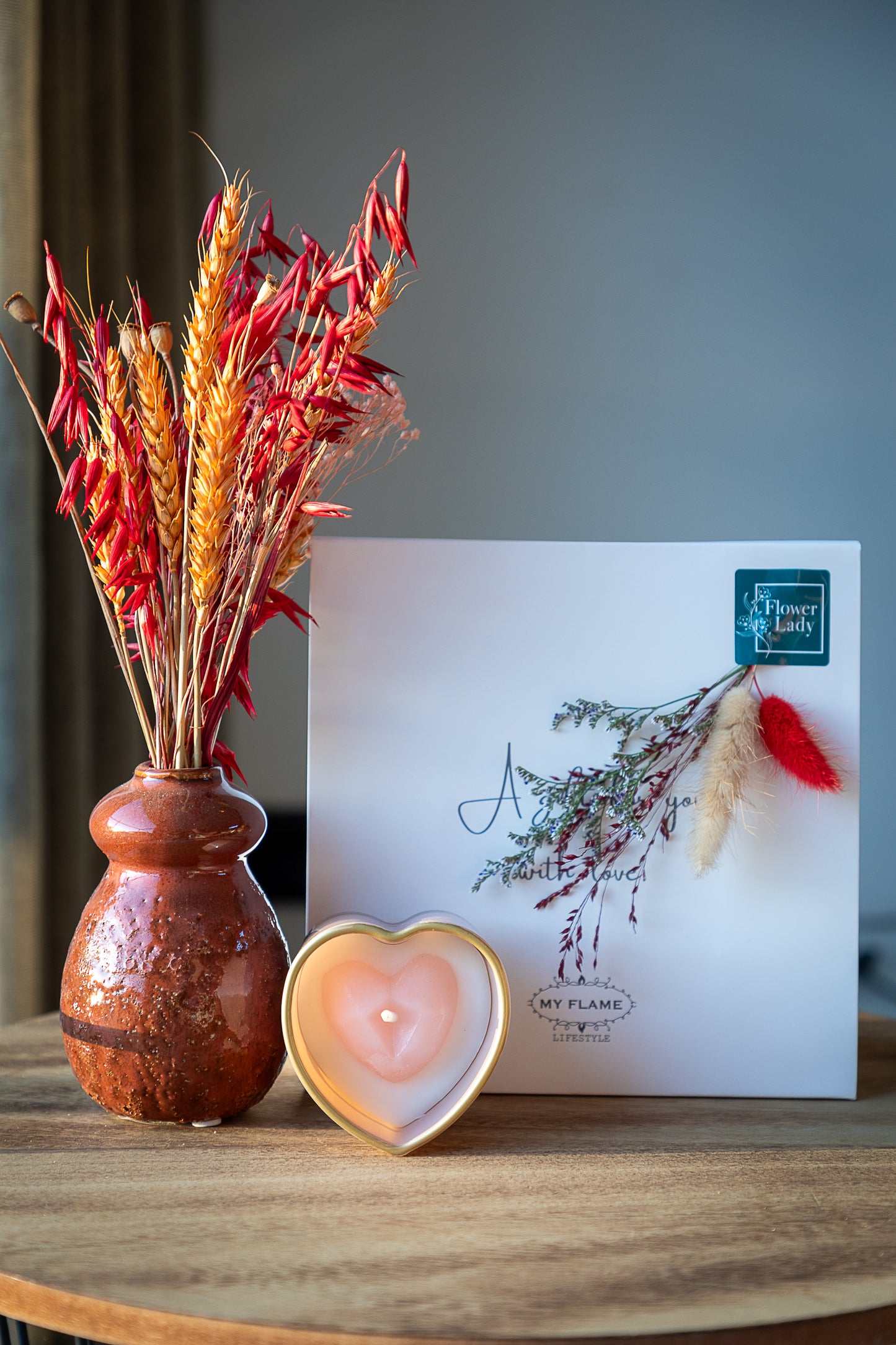 Mini pakket geurkaars - You make my heart melt*