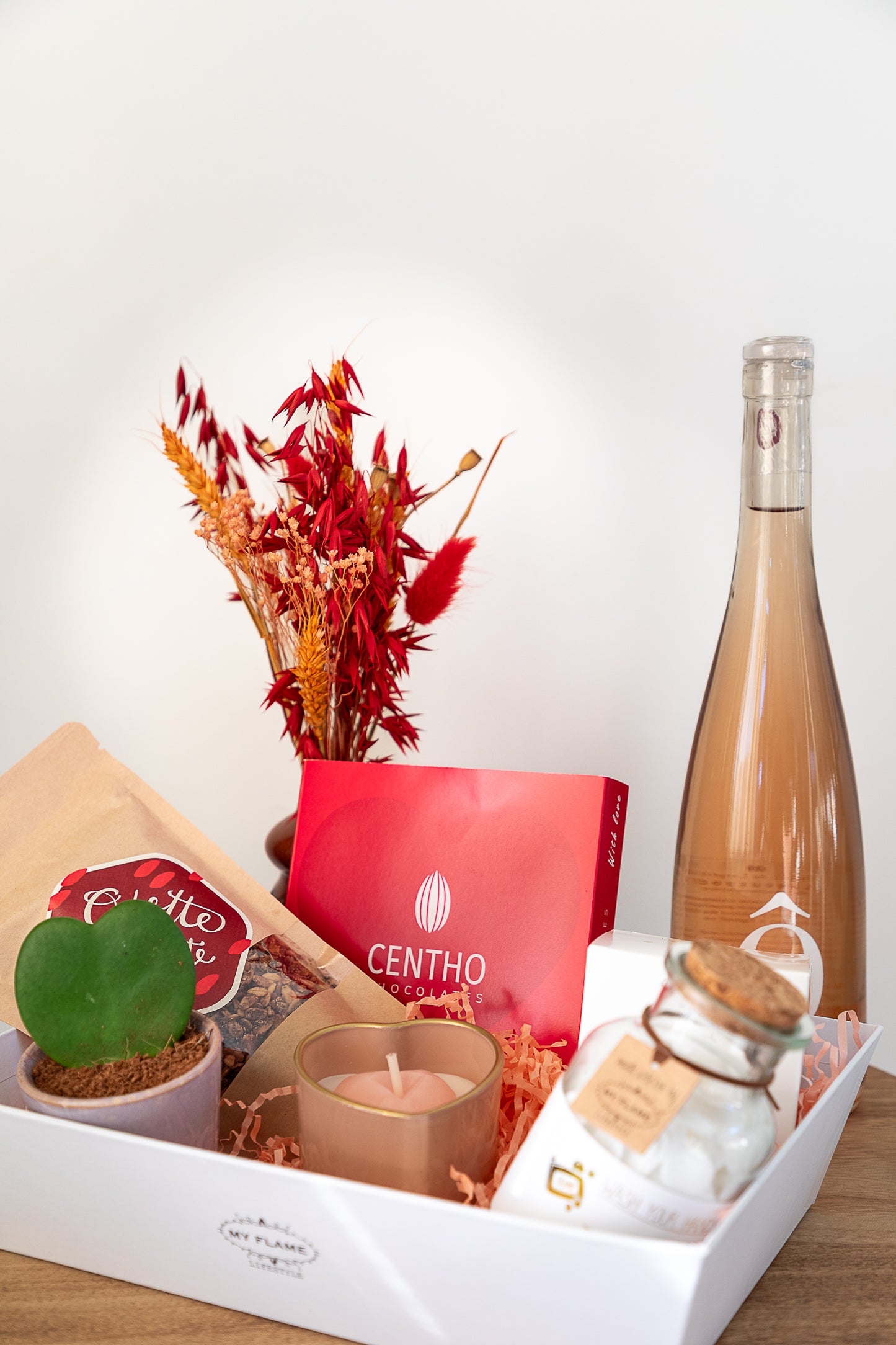 Geschenkpakket Valentijn (bubbels - groot)*