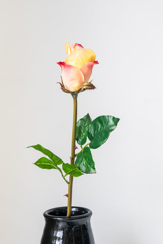 Zijden bloem roos