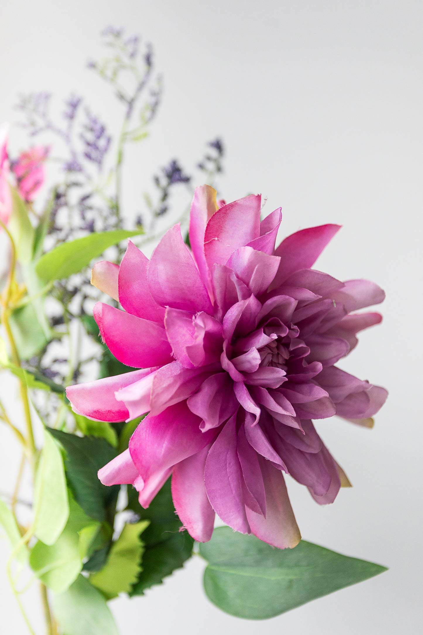 Zijden bloemen boeket