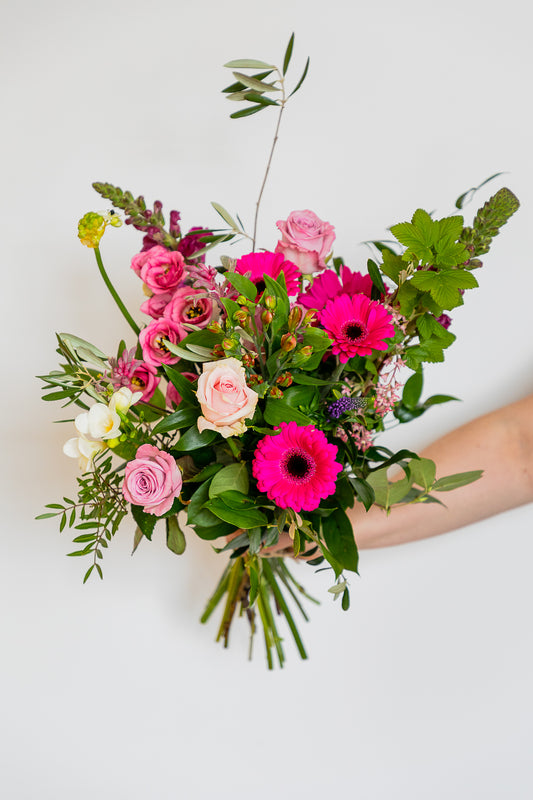Boeket 'Pretty in Pink'